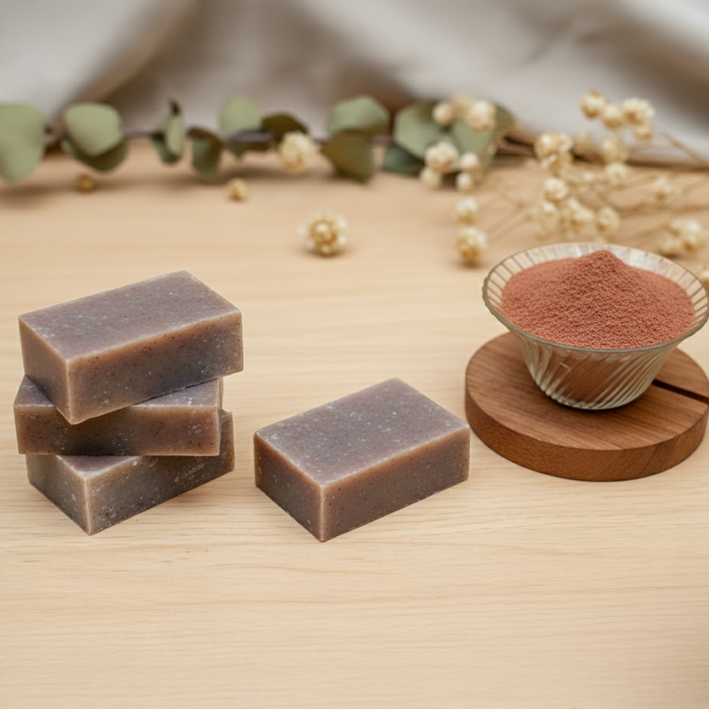 Natural sandalwood soap for glowing and smooth skin